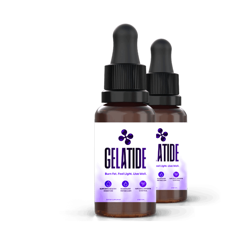 Gelatide 2 bottle 60 day supply starter pack for belly fat support